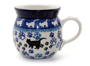 Kubek czeski beczułka 0,22L dek. 1771X Kot