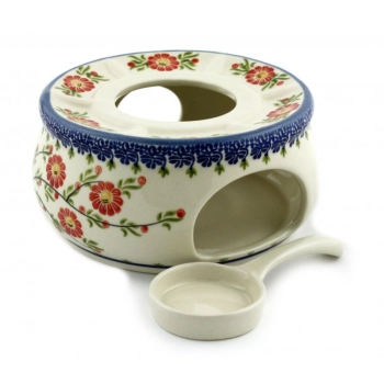 Podgrzewacz średni Ø14cm  + łyżeczka II Gatunek dek. 172