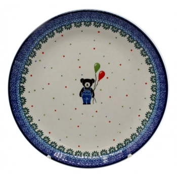 Talerz obiadowy mniejszy Ø24cm dek. 3328X Miś