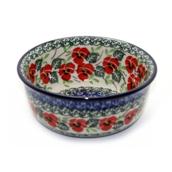 Miseczka 0,3L deserowa dek. 2538X Czerwone Bratki