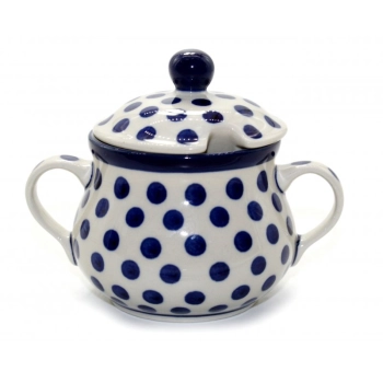 Cukiernica mała 0,2L II Gatunek dek. 61X Grochy