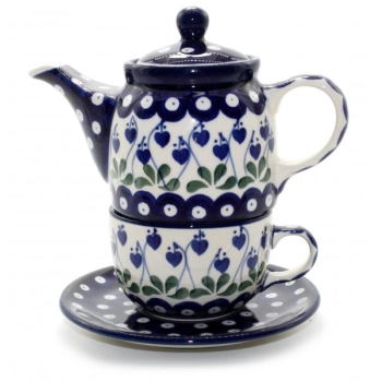 Czajniczek 0,5L z filiżanką 0,2L + spodek dek. 377OX