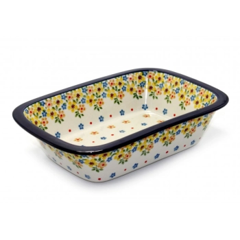 Półmisek 25x18 II Gatunek dek. 22225X Żółte Kwiaty