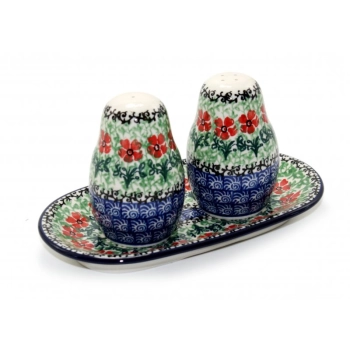 Zestaw do soli i pieprzu DUŻY II Gatunek dek. 1916X