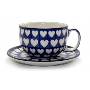 Filiżanka duża 0,35L + spodek dek. 375JX