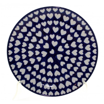 Talerz obiadowy Ø25cm II Gatunek dek. 375JX Serca