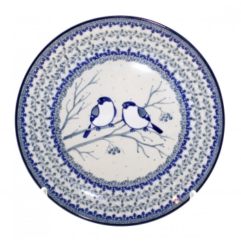 Talerz obiadowy Ø25cm dek. U4830X Białe Gile