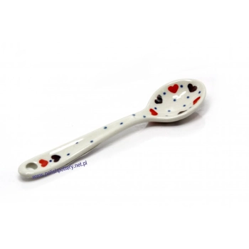 Łyżeczka cukiernicy, herbaty dek. 2108X Czerwone serca