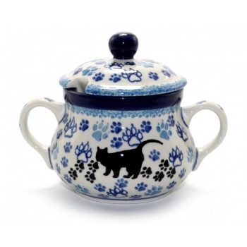 Cukiernica duża 0,3L II Gatunek dek. 1771X Czarny Kot