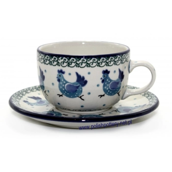 Filiżanka 0,2L + spodek dek. 2595X